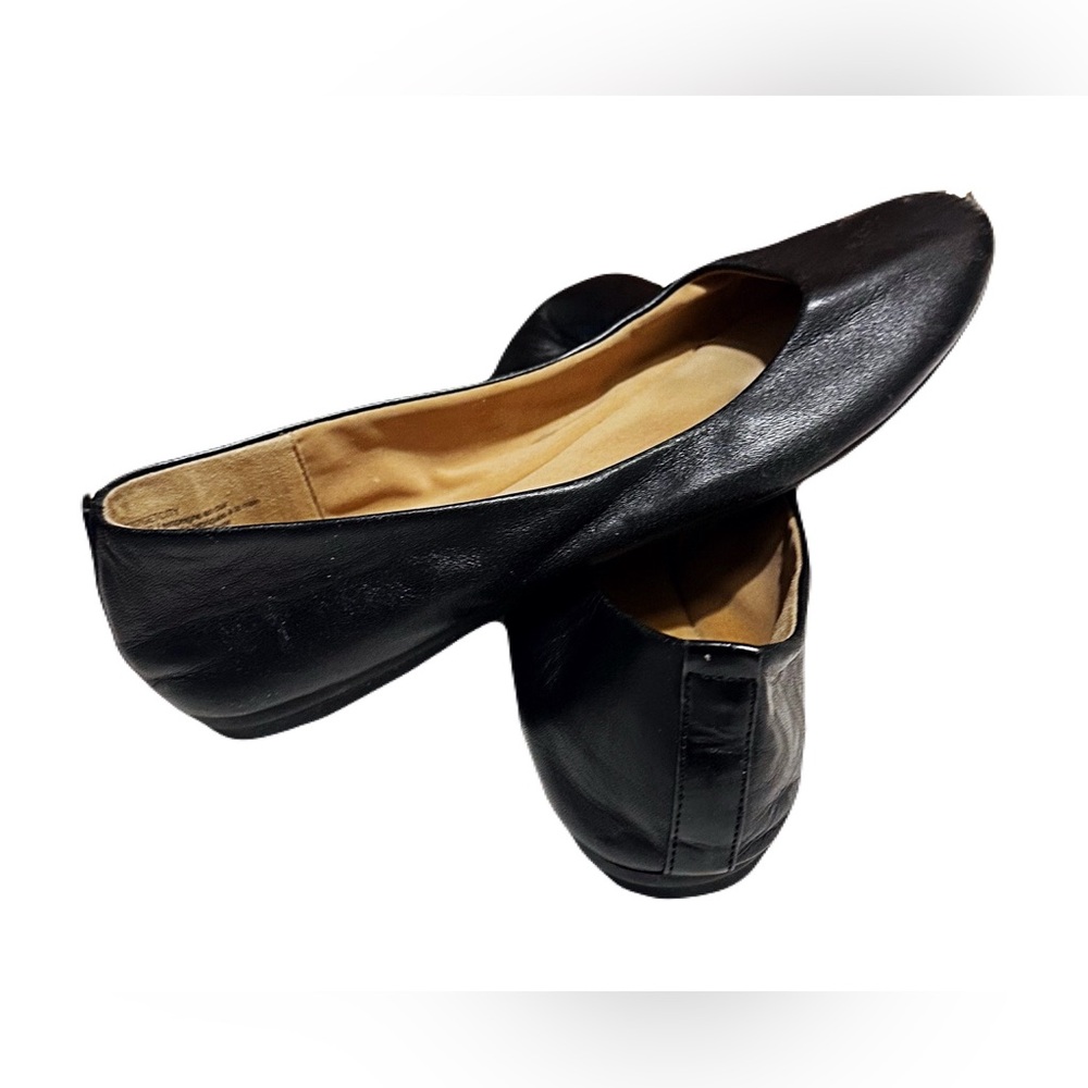 Easy Spirit e360 Black Leather Flats